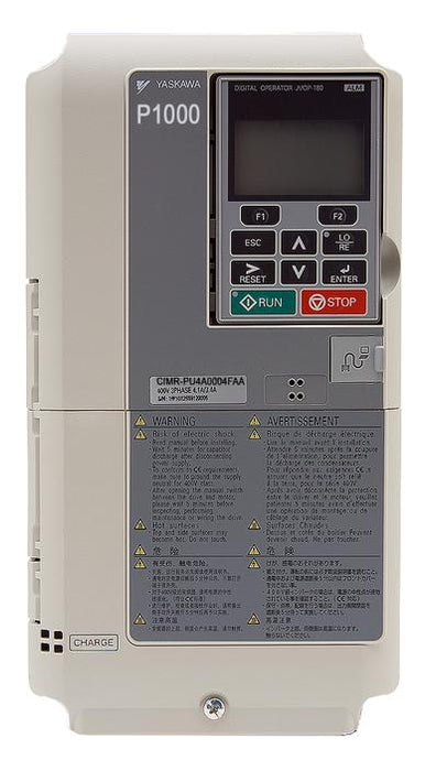 10 HP, 17.5 Amps, 460V, Yaskawa CIMR-PU4A0018FAA